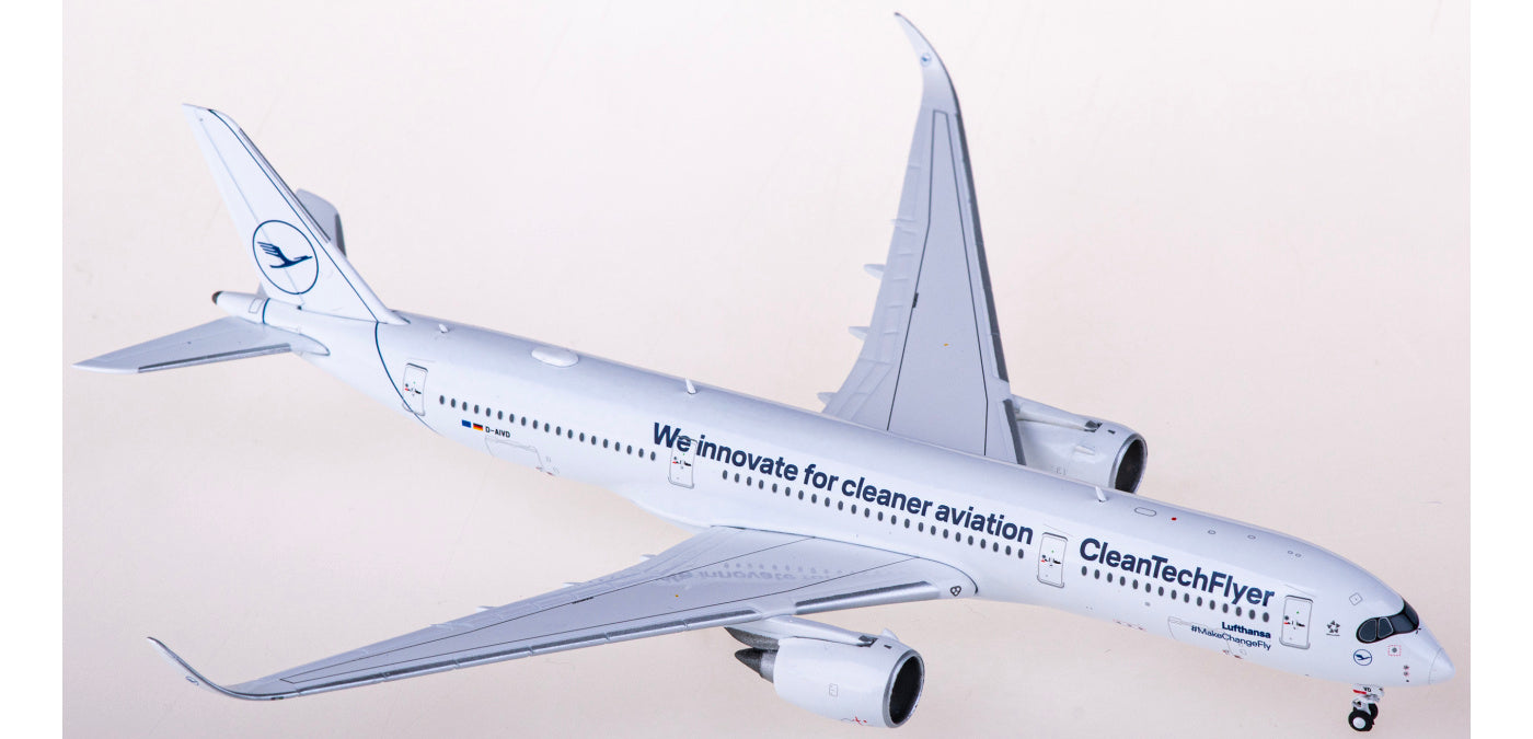 1:400 JC Wings SA4008 Lufthansa Airlines Airbus A350-900XWB D-AIVD+Free Tractor