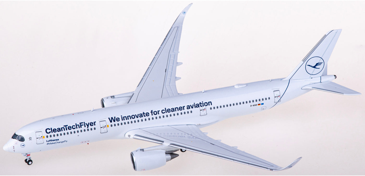 1:400 JC Wings SA4008 Lufthansa Airlines Airbus A350-900XWB D-AIVD+Free Tractor