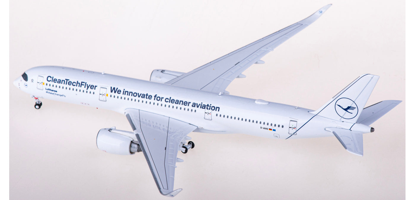 1:400 JC Wings SA4008 Lufthansa Airlines Airbus A350-900XWB D-AIVD+Free Tractor