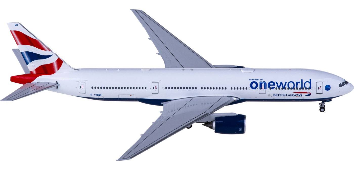 1:400 NG Models NG72027 British Airways Boeing 777-200ER G-YMMR+Free Tractor