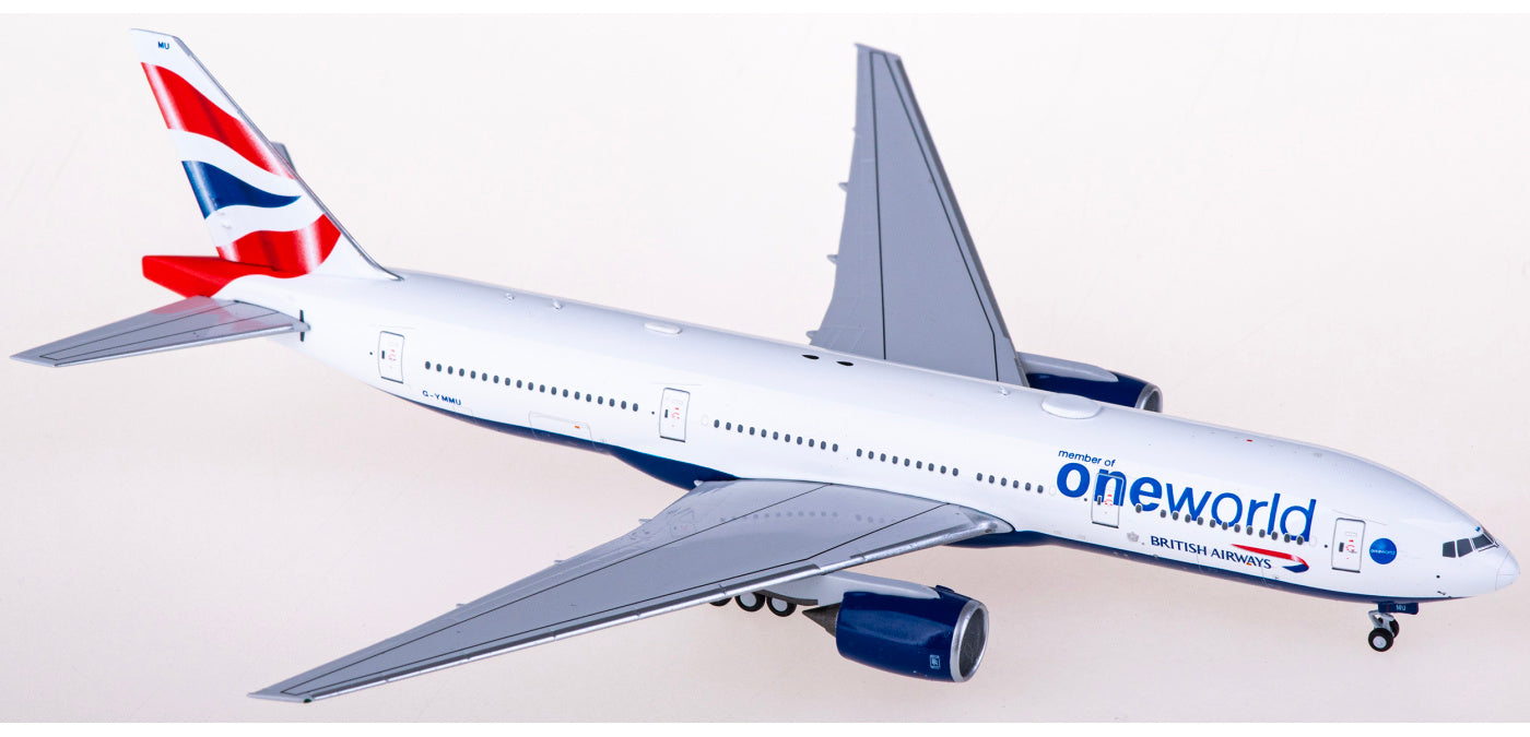 1:400 NG Models NG72036 British Airways Boeing 777-200ER G-YMMU+Free Tractor