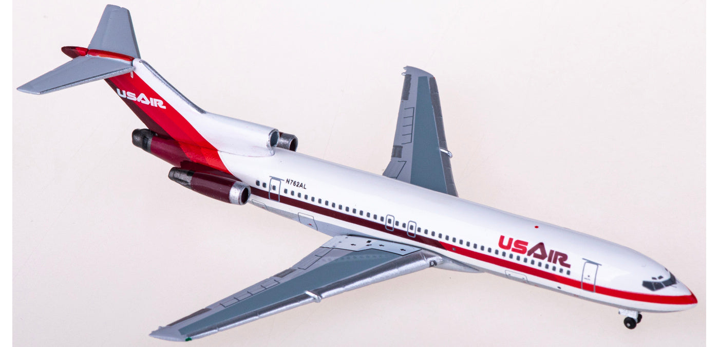 1:400 AeroClassics AC411175 US Air Boeing 727-200 N762AL Aircraft Model+Free Tractor