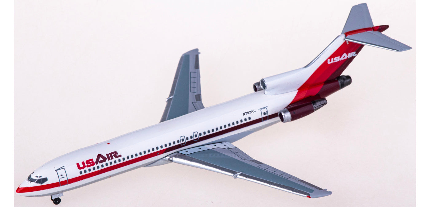 1:400 AeroClassics AC411175 US Air Boeing 727-200 N762AL Aircraft Model+Free Tractor