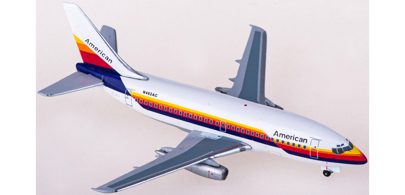 1:400 AeroClassics BBX41649 American Airlines Boeing 737-200 N462AC Aircraft Model+Free Tractor