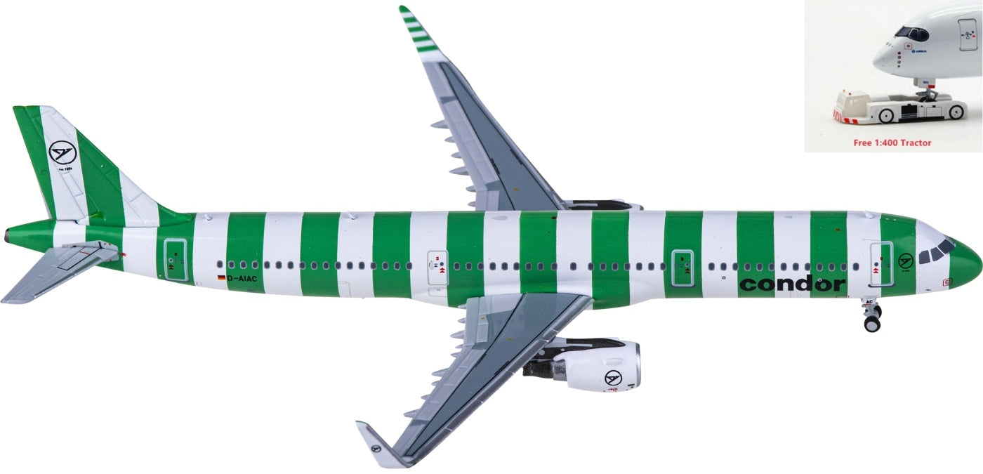 1:400 NG Models NG13045 Condor Airbus A321 D-AIAC+Free Tractor