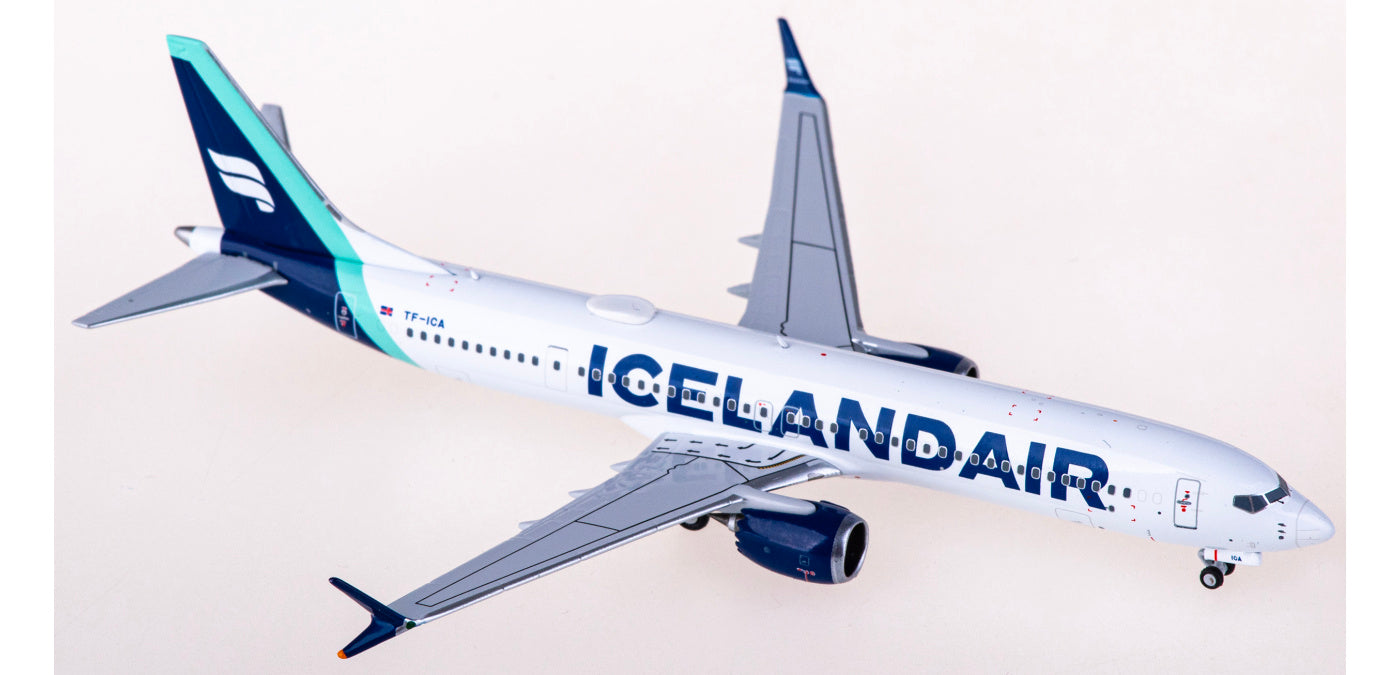 1:400 NG Models NG89005 Icelandair Boeing 737 MAX 9 TF-ICA+Free Tractor