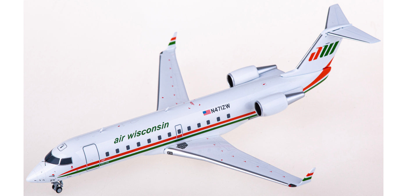 1:200 NG Models NG52062 United Airlines(air wisconsin) Bombardier CRJ200LR N471AW