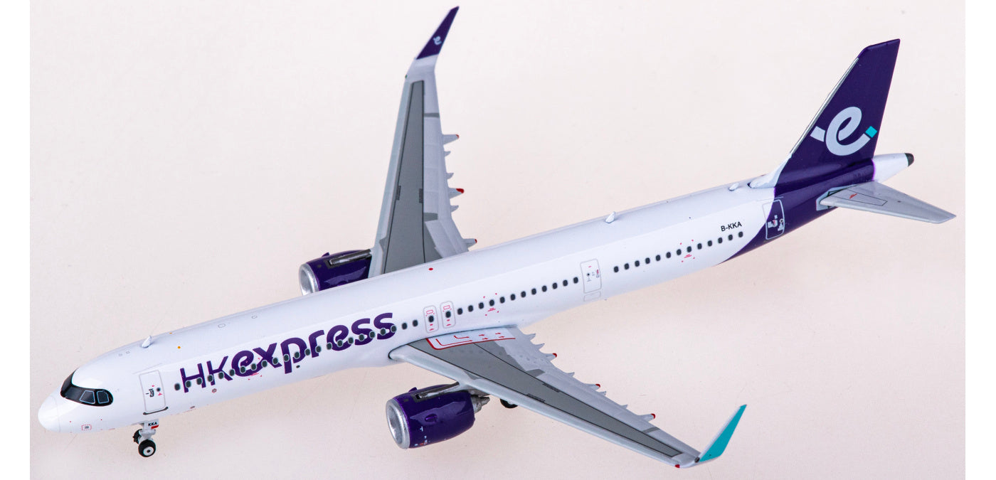 1:400 Phoenix PH04524 HK Express Airbus A321neo B-KKA+Free Tractor