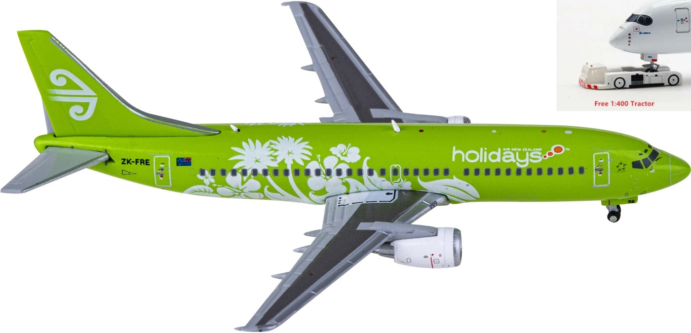 1:400 JC Wings XX4970 Air New Zealand Boeing 737-300 ZK-FRE Aircraft Model+Free Tractor