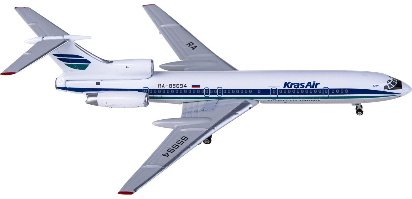 1:400 Phoenix PH11813 Kras Air Tupolev Tu-154M RA-85694+Free Tractor