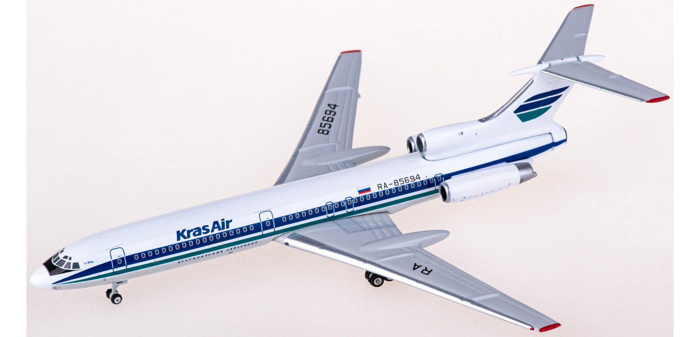 1:400 Phoenix PH11813 Kras Air Tupolev Tu-154M RA-85694+Free Tractor