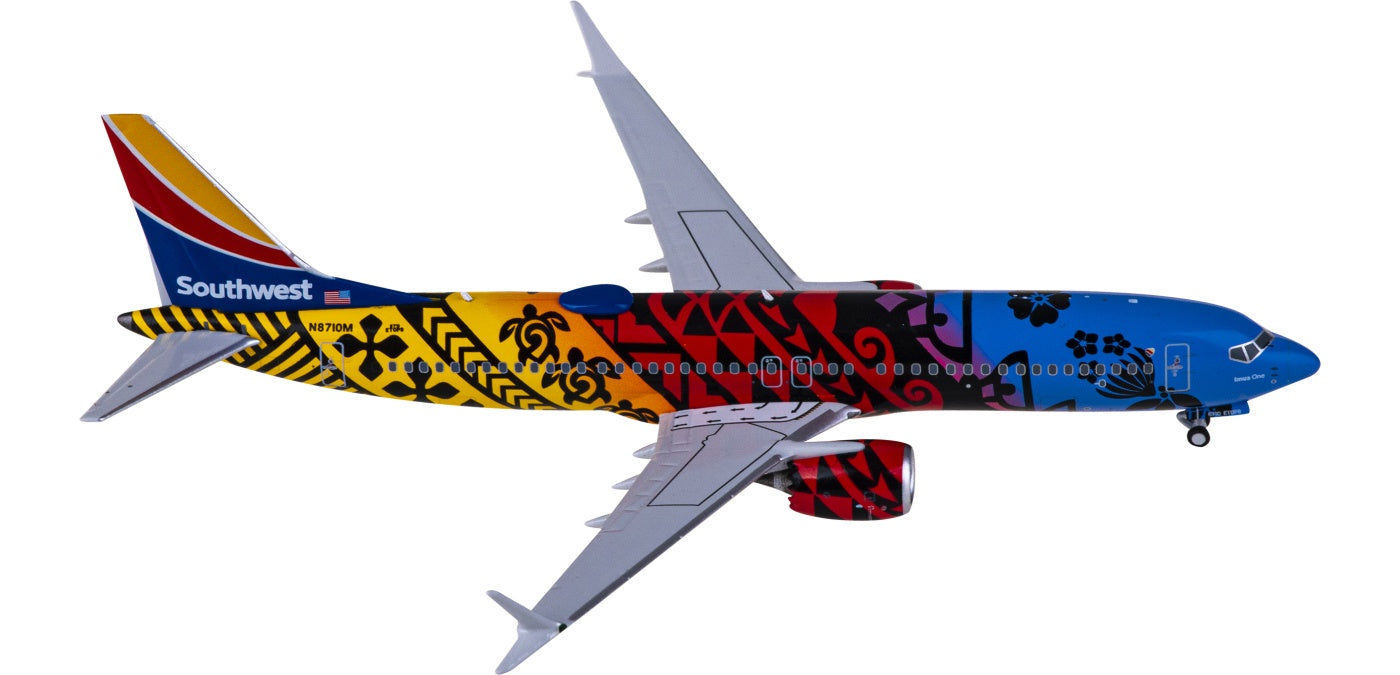 1:400 NG Models NG88016 Southwest Airlines Boeing 737 MAX 8 N8710M+Free Tractor