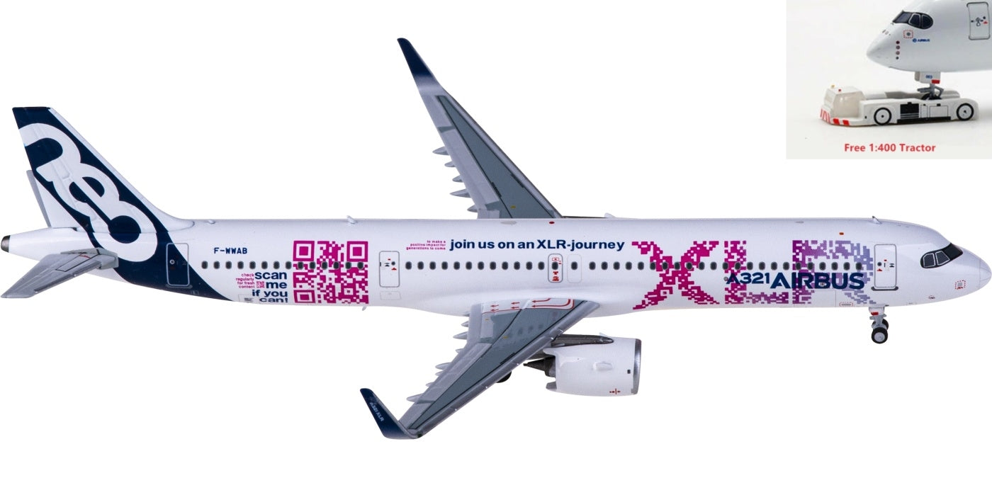 1:400 NG Models NG13090 Airbus A321LR F-WWAB+Free Tractor