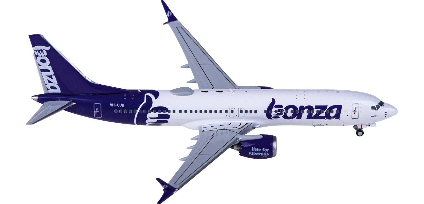 1:400 NG Models NG88009 Bonza Boeing 737 MAX 8 VH-UJK+Free Tractor