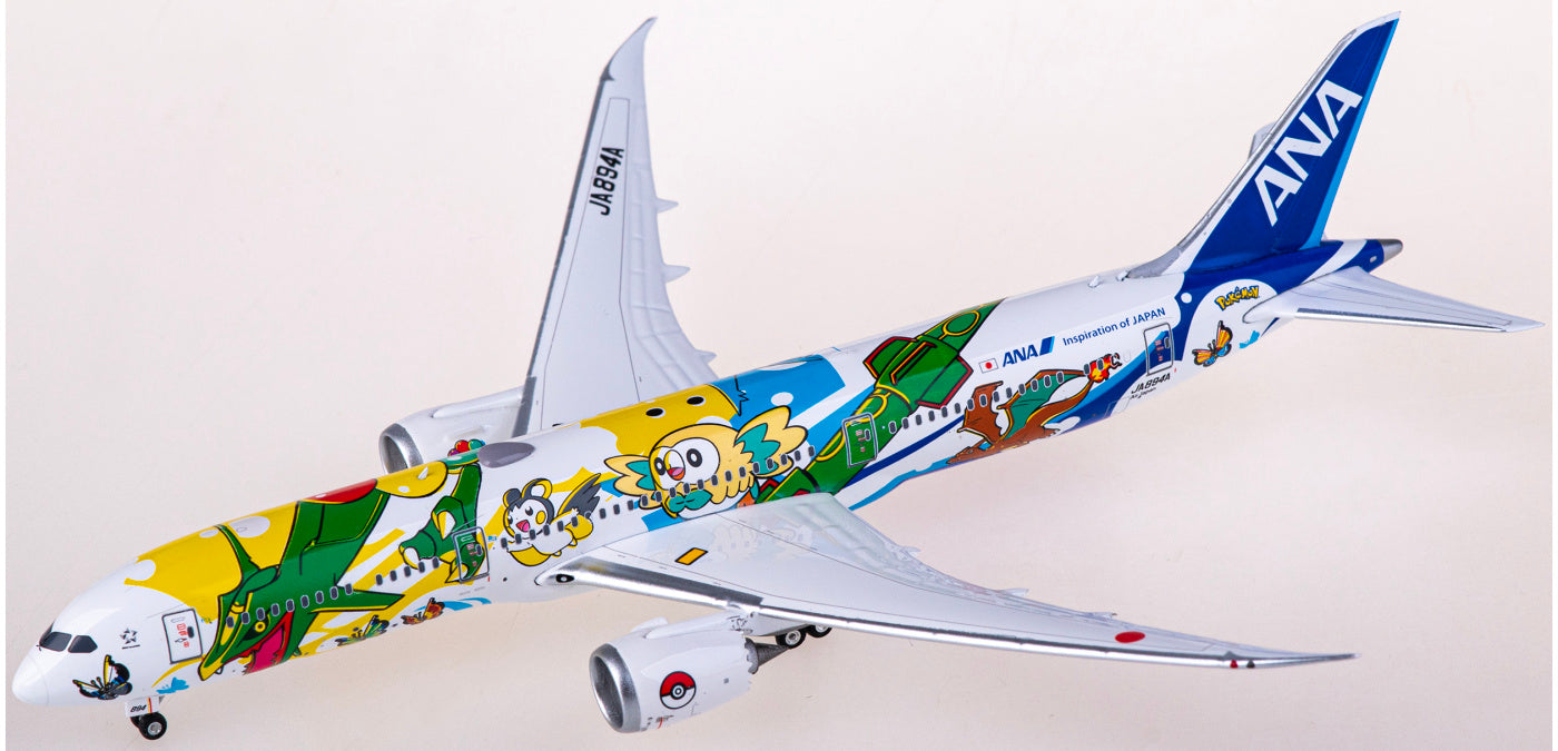 1:400 Phoenix PH04542 ANA Boeing 787-9 JA894A Aircraft Model+Free Tractor