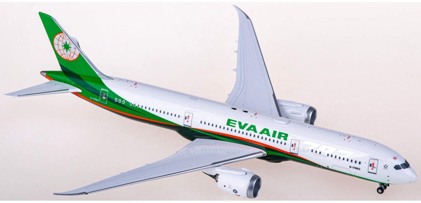 1:400 NG Models NG55108 EVA Air Boeing 787-9 B-17883 Aircraft Model+Free Tractor