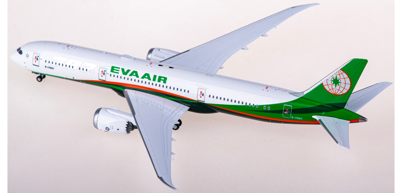 1:400 NG Models NG55108 EVA Air Boeing 787-9 B-17883 Aircraft Model+Free Tractor