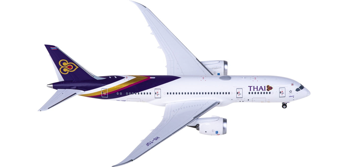 1:400 NG Models NG59013 Thai Airways Boeing 787-8 HS-TQF Aircraft Model+Free Tractor