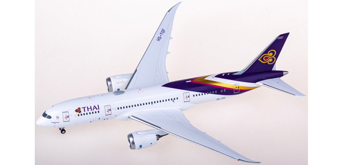 1:400 NG Models NG59013 Thai Airways Boeing 787-8 HS-TQF Aircraft Model+Free Tractor