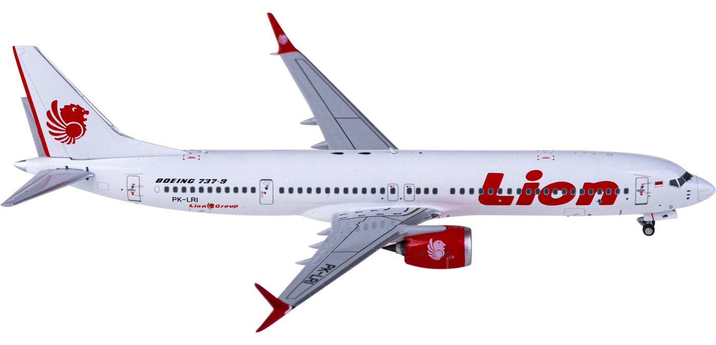 1:400 NG Models NG89009 Lion Air Boeing 737 MAX 9 PK-LRI+Free Tractor