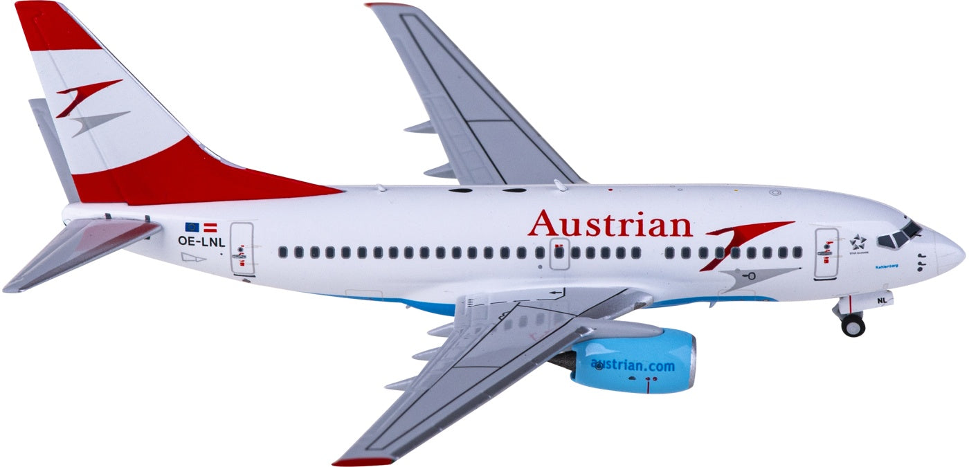 1:400 NG Models NG76015 Austrian Airlines Boeing 737-600 OE-LNL+Free Tractor