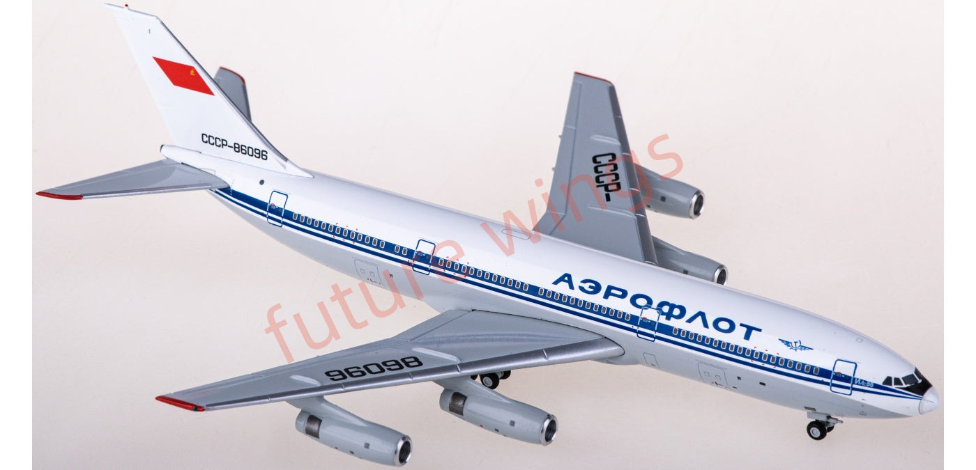 1:400 JC Wings XX40089 Aeroflot Ilyushin IL-86 CCCP-86096 Aircraft Model+Free Tractor