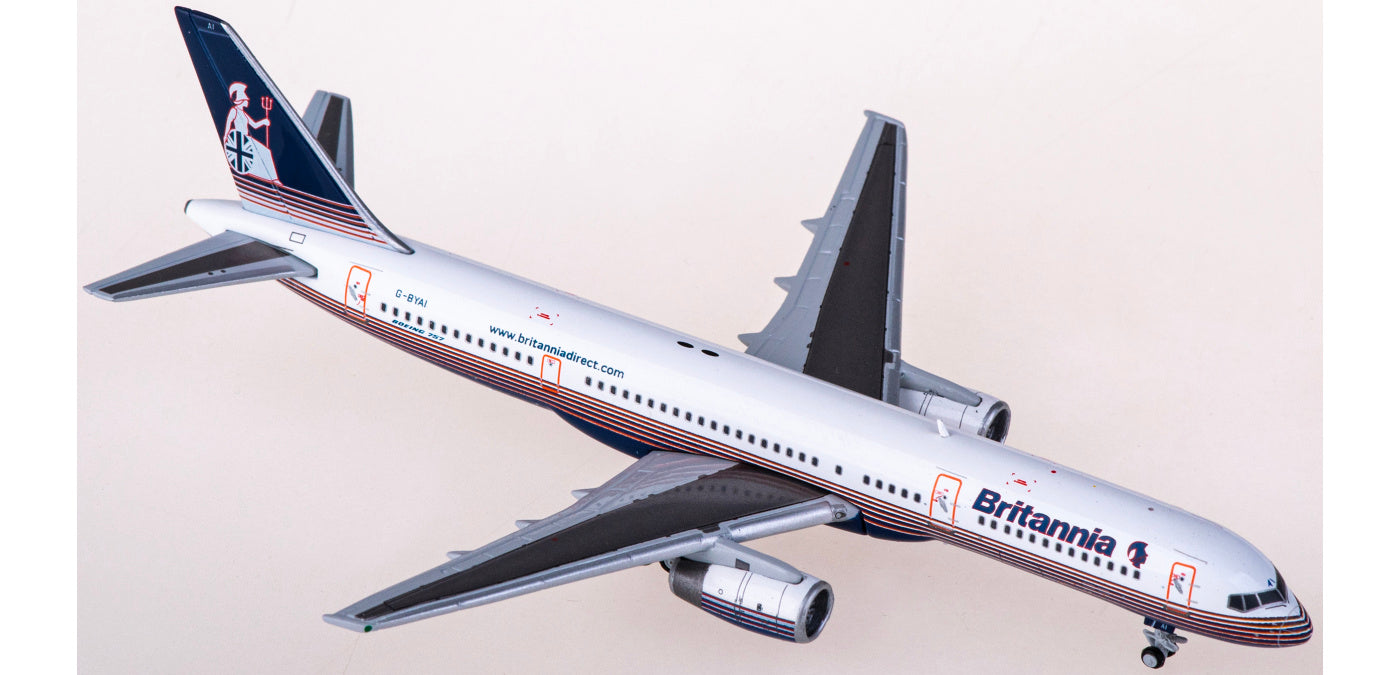 1:400 JC Wings XX4273 Britannia Boeing 757-200 G-BYAI Aircraft Model+Free Tractor