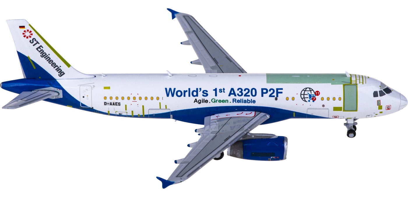 1:400 JC Wings LH4279 Airbus A320P2F D-AAES+Free Tractor