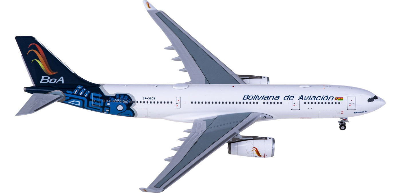 1:400 NG Models NG61061 Boliviana de Aviación Airbus A330-200 CP-3209 Aircraft Model+Free Tractor