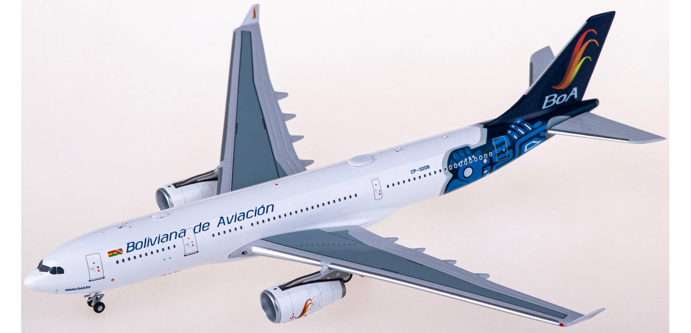 1:400 NG Models NG61061 Boliviana de Aviación Airbus A330-200 CP-3209 Aircraft Model+Free Tractor