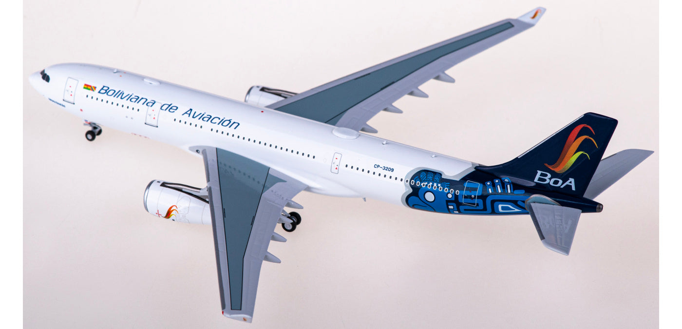 1:400 NG Models NG61061 Boliviana de Aviación Airbus A330-200 CP-3209 Aircraft Model+Free Tractor
