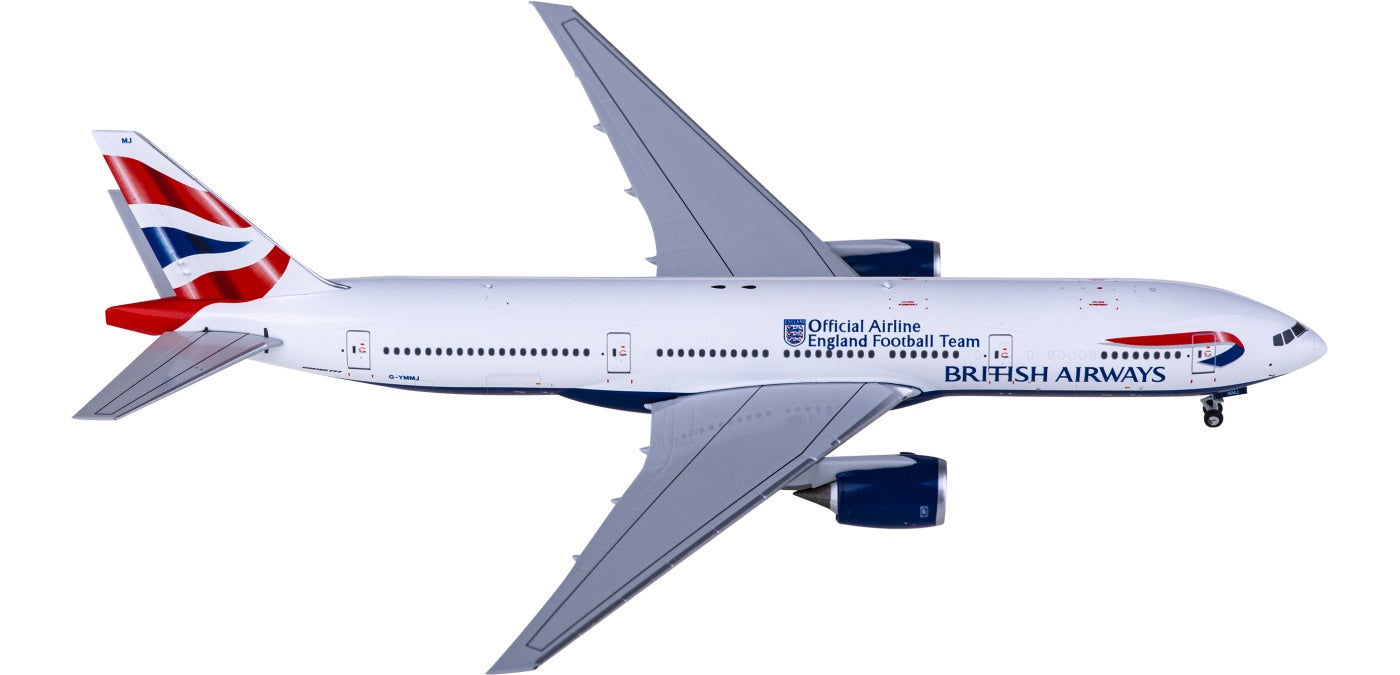 1:400 NG Models NG72031 British Airways Boeing 777-200ER G-YMMJ Aircraft Model+Free Tractor