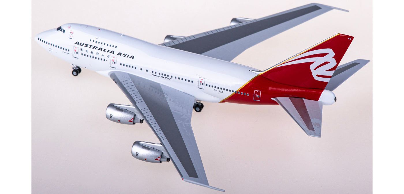 1:400 NG Models NG07036 Australia Asia Airlines Boeing 747SP VH-EAB Aircraft Model+Free Tractor