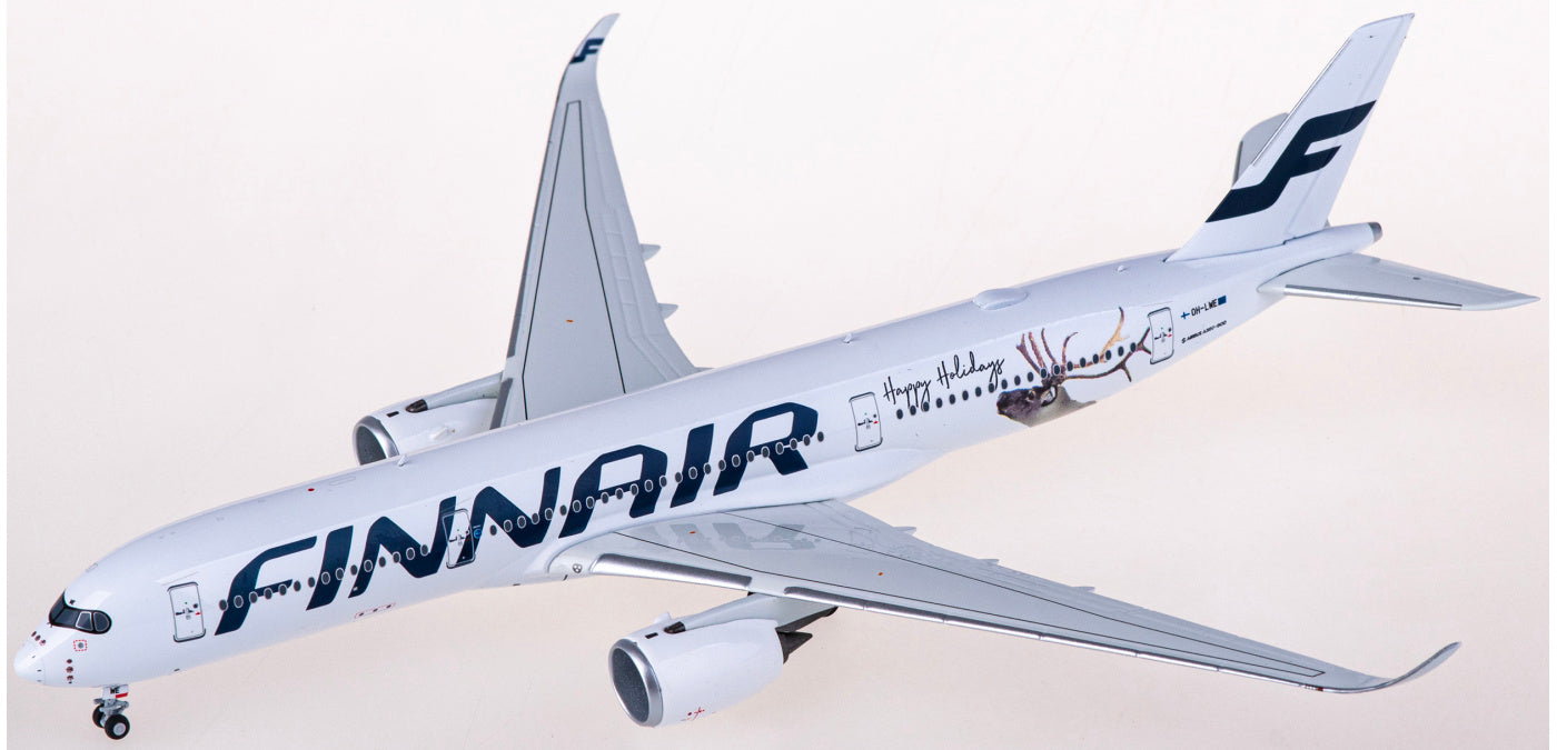 1:400 NG Models NG39047 Finnair Airbus A350-900 OH-LWE Aircraft Model+Free Tractor