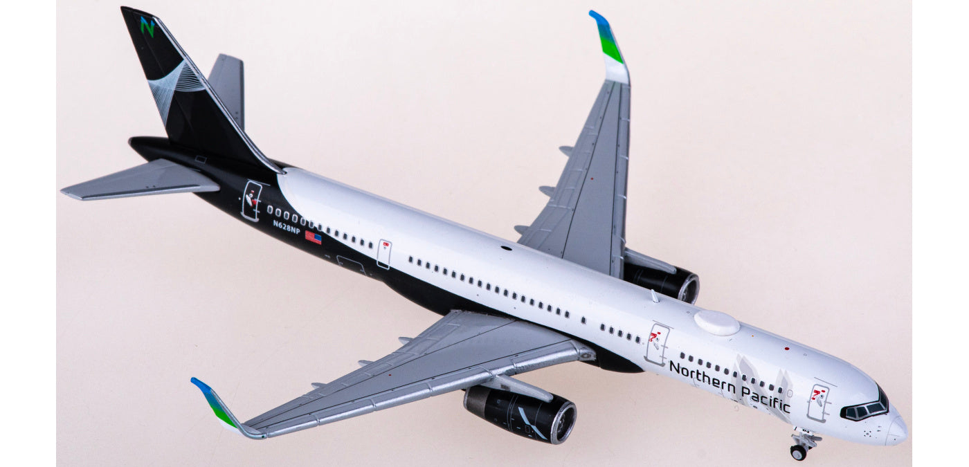 1:400 JC Wings XX40132 Northern Pacific Airways Boeing 757-200 N628NP Aircraft Model+Free Tractor