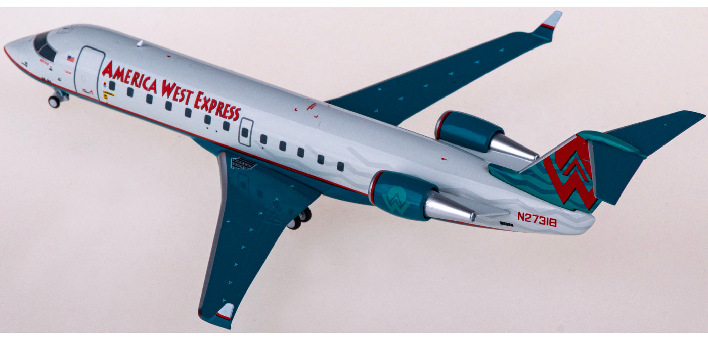 1:200 NG Models NG52071 America West Airlines Bombardier CRJ200LR N27318 Diecast Aircraft Model