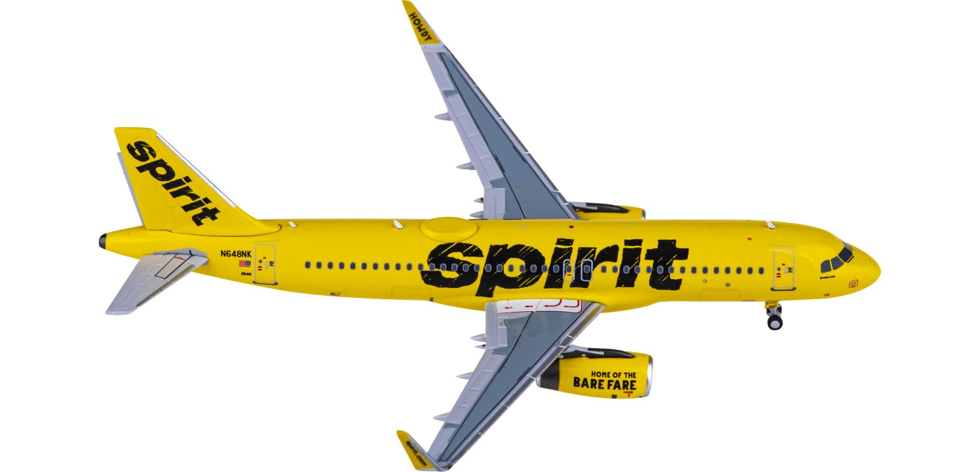 1:400 NG Models NG15036 Spirit Airlines Airbus A320 N648NK+Free Tractor