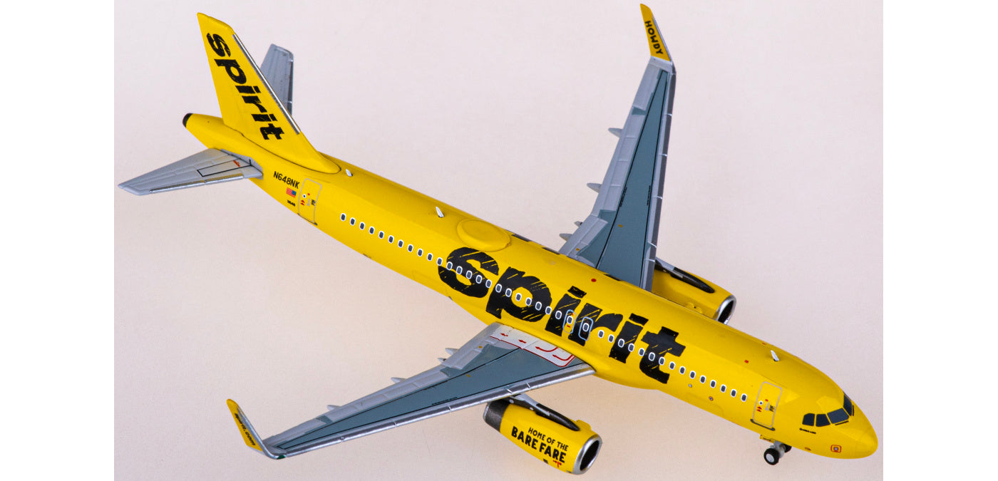 1:400 NG Models NG15036 Spirit Airlines Airbus A320 N648NK+Free Tractor