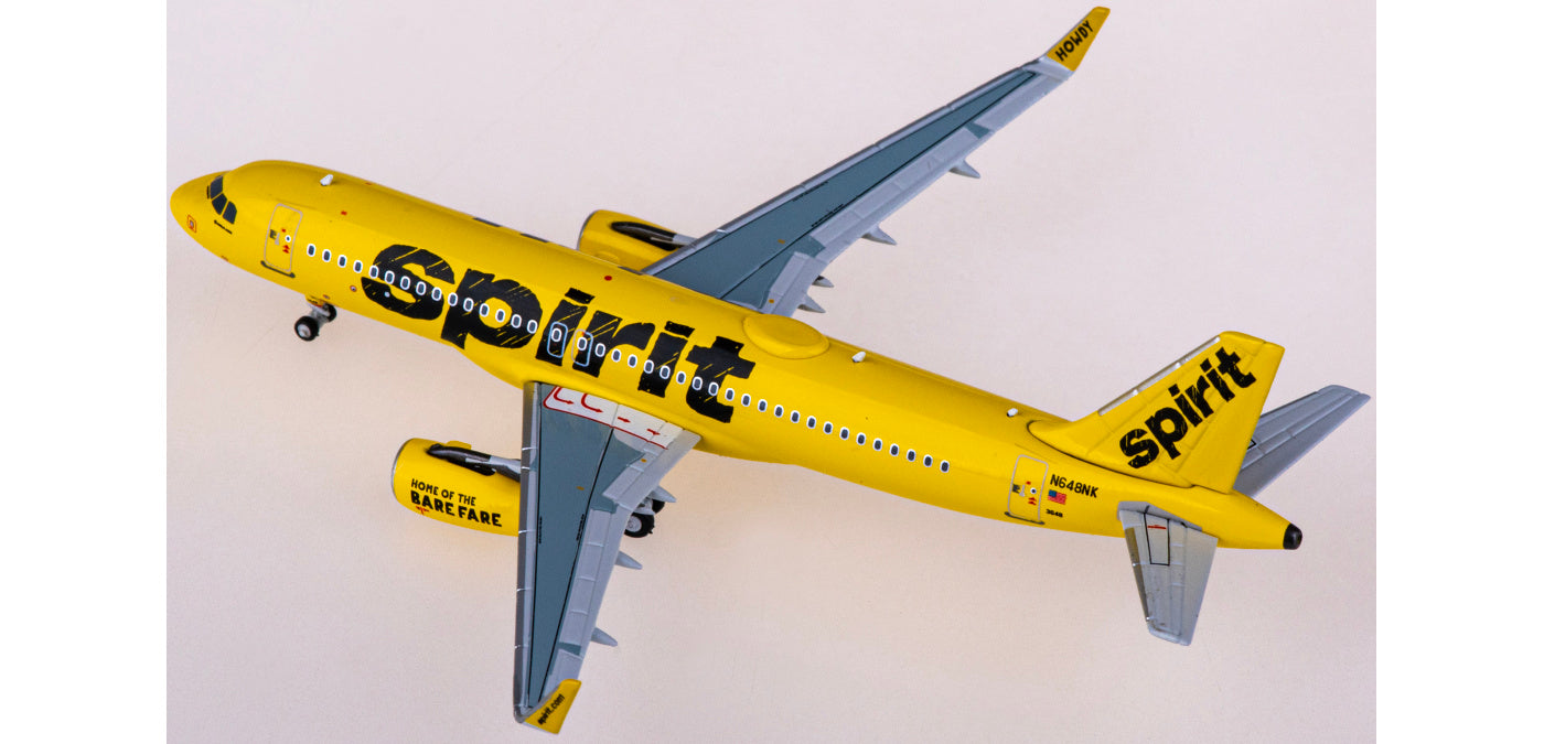 1:400 NG Models NG15036 Spirit Airlines Airbus A320 N648NK+Free Tractor