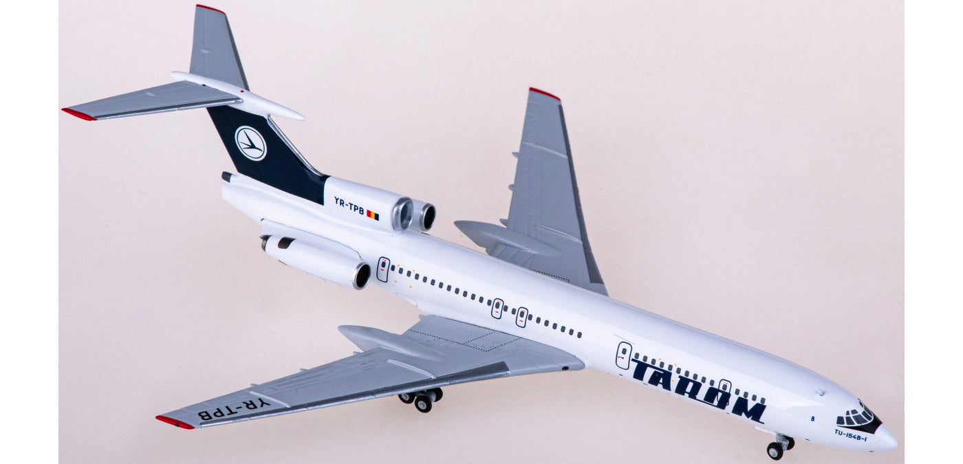 1:400 NG Models NG54013 Tarom Tupolev Tu-154B YR-TPB+Free Tractor