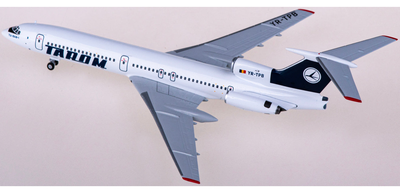 1:400 NG Models NG54013 Tarom Tupolev Tu-154B YR-TPB+Free Tractor