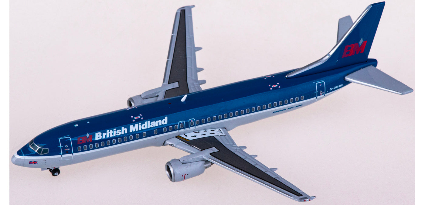 1:400 JC Wings XX40059 BMI Boeing 737-400 G-OBME Aircraft Model+Free Tractor