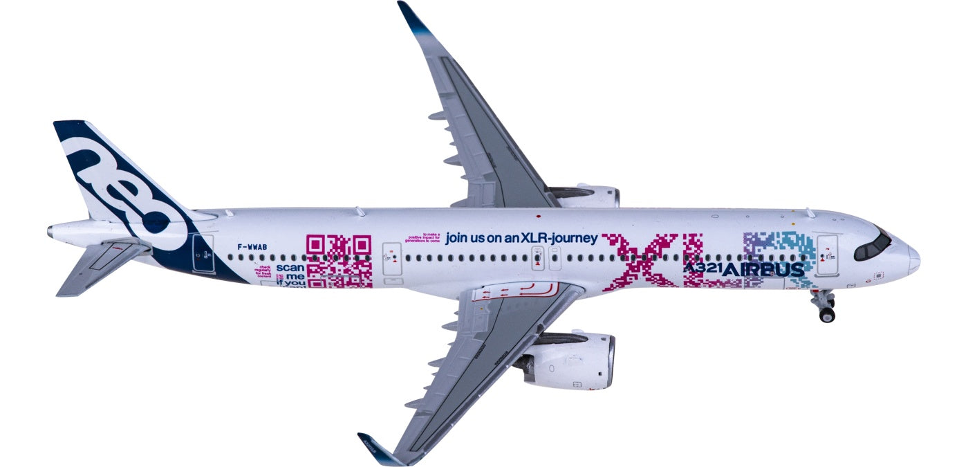1:400 JC Wings LH4338 Airbus A321neo F-WWAB Aircraft Model+Free Tractor