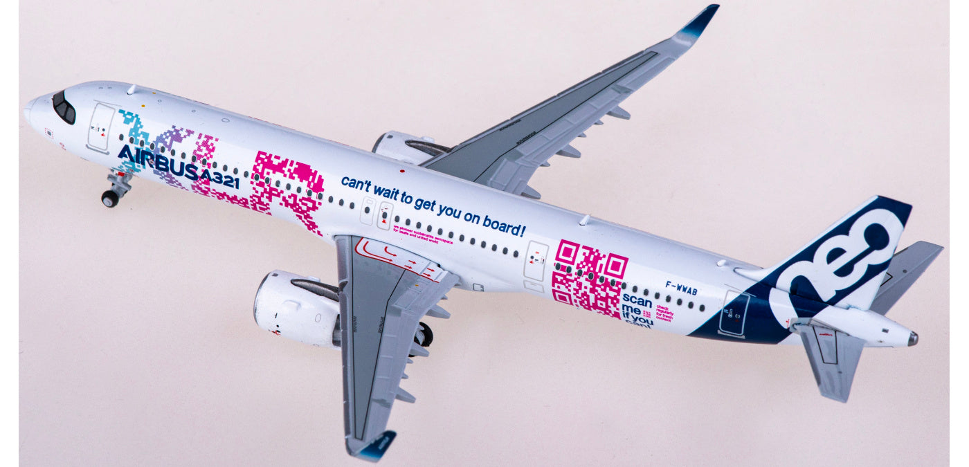 1:400 JC Wings LH4338 Airbus A321neo F-WWAB Aircraft Model+Free Tractor