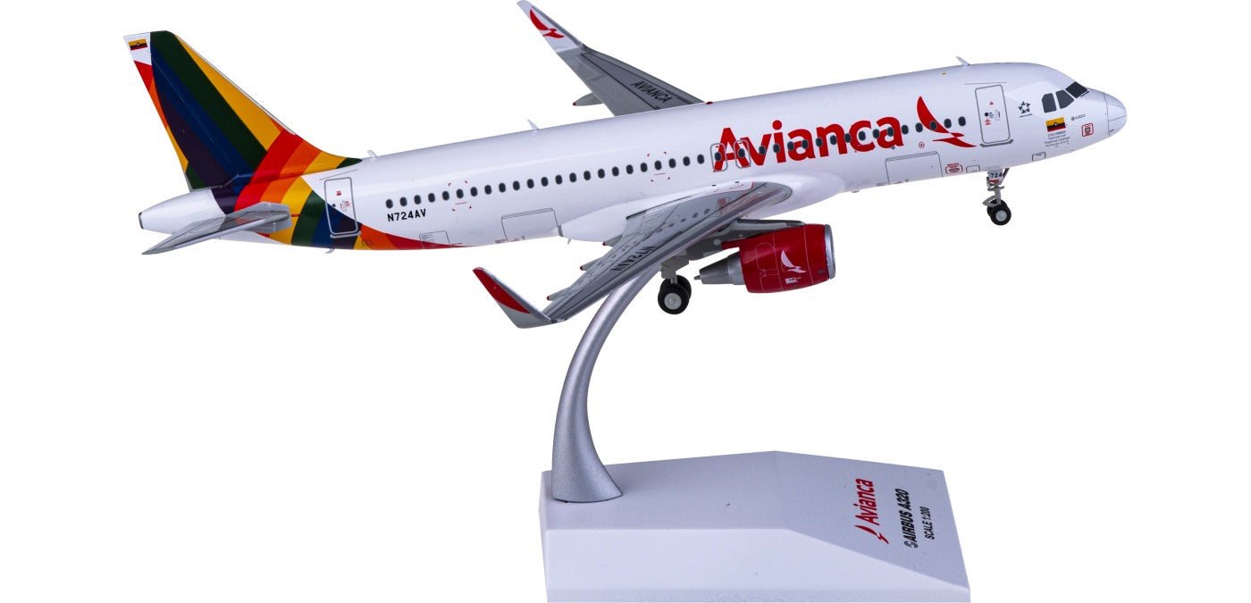 1:200 JC Wings LH2434 Avianca Airbus A320 N724AV Aircraft Model
