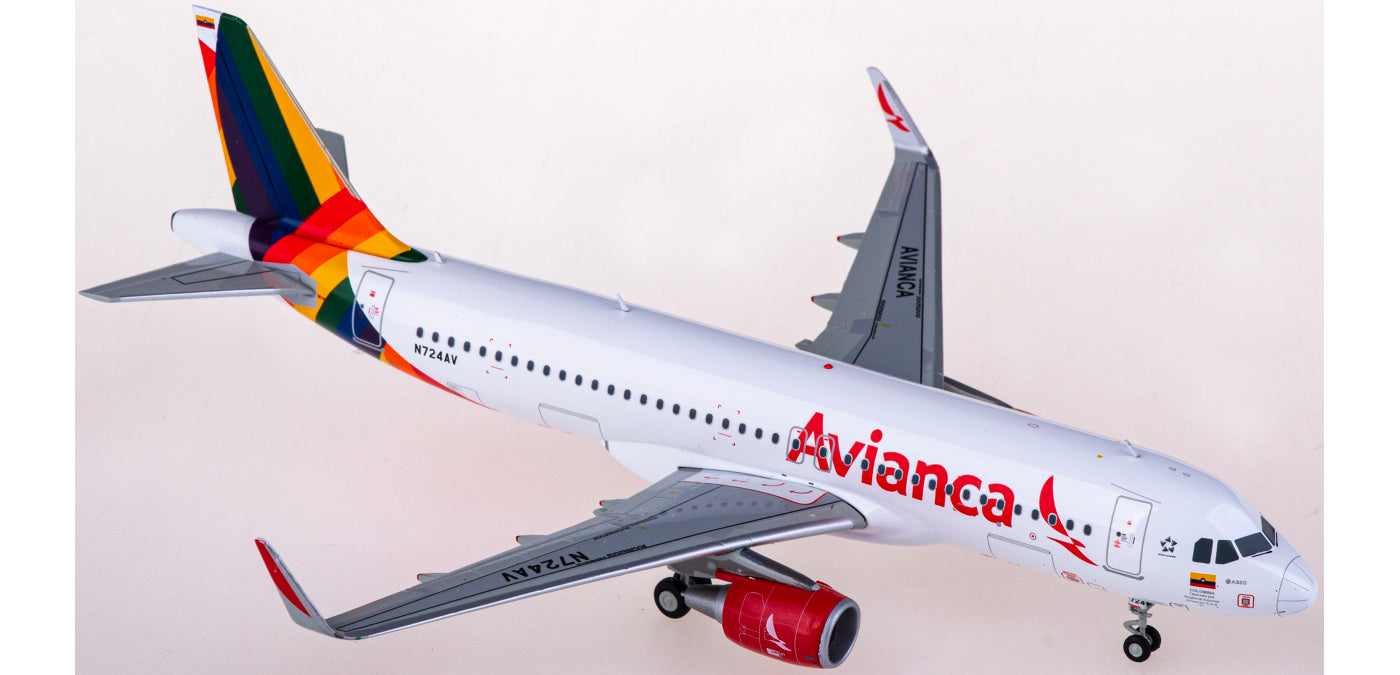 1:200 JC Wings LH2434 Avianca Airbus A320 N724AV Aircraft Model