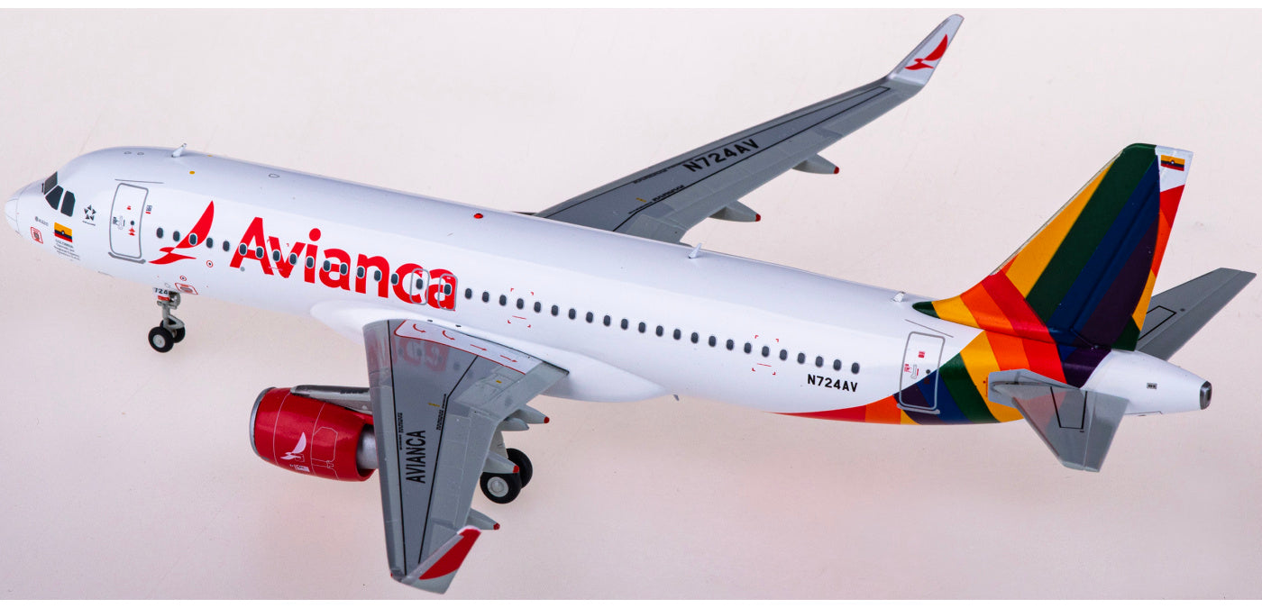 1:200 JC Wings LH2434 Avianca Airbus A320 N724AV Aircraft Model