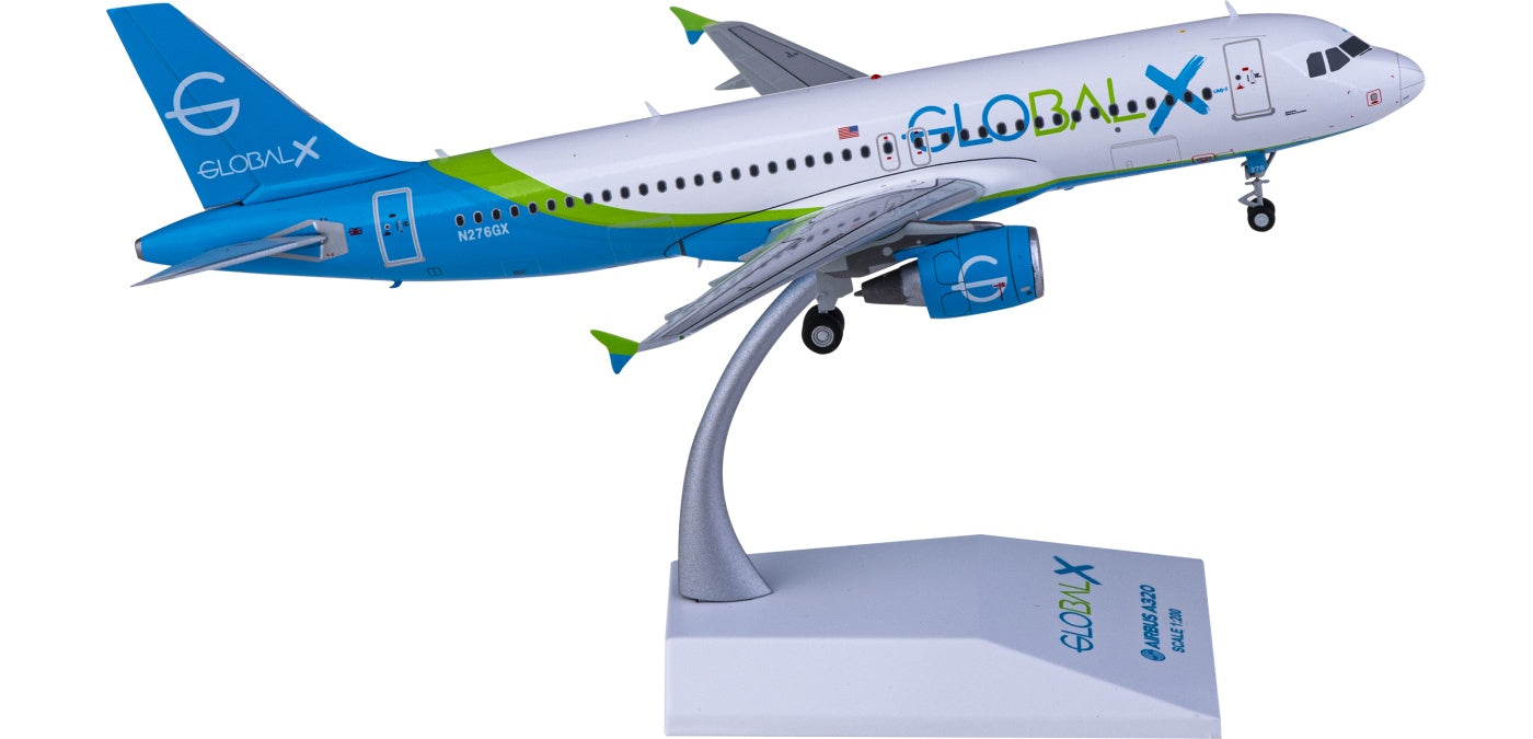 1:200 JC Wings XX20334 Global X Airbus A320 N276GX Aircraft Model