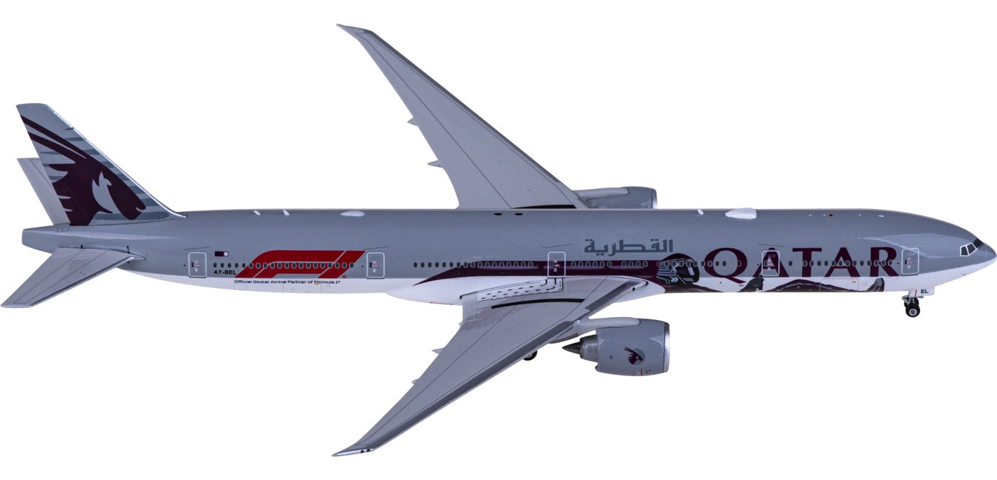 1:400 Phoenix PH04560 Qatar Airways Boeing 777-300ER A7-BEL Aircraft Model+Free Tractor