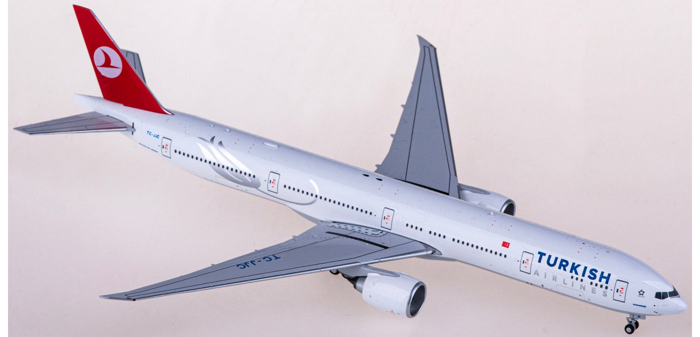 1:400 NG Models NG73036 Turkish Airlines Boeing 777-300ER TC-JJC Aircraft Model+Free Tractor